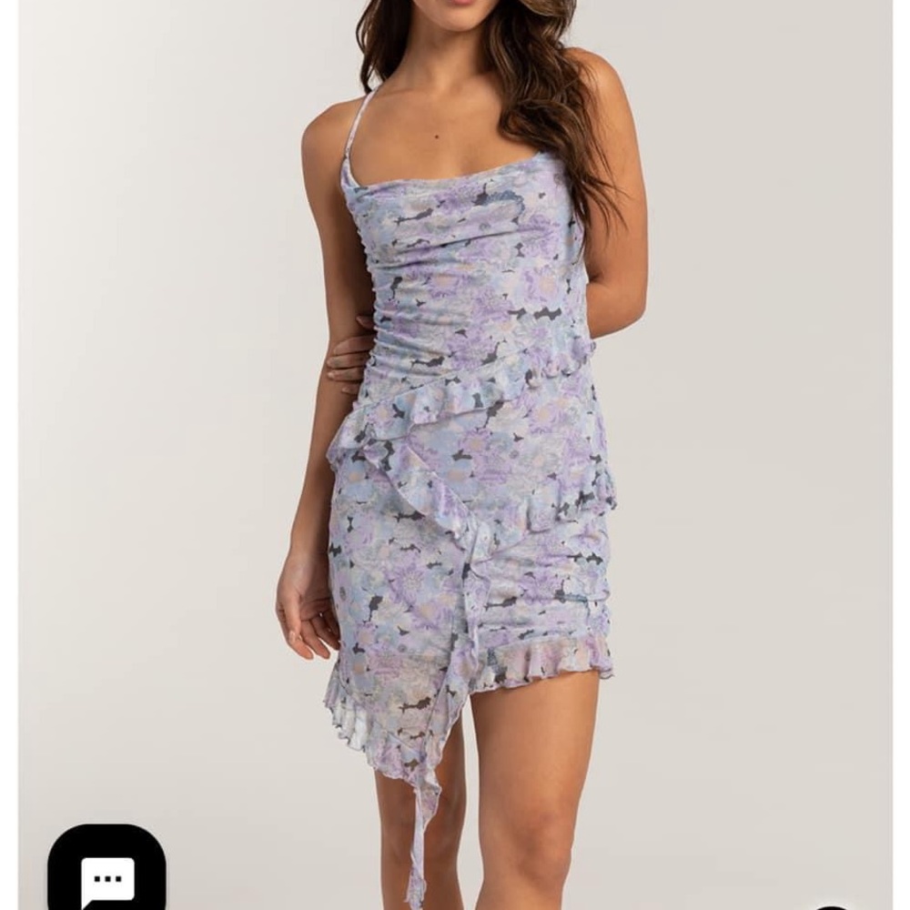 Waterfall slip dress